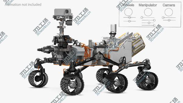 images/goods_img/20210312/Curiosity Mars Rover Rigged 3D model/3.jpg